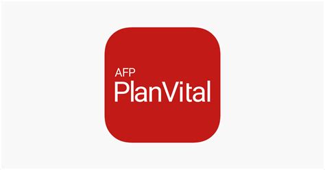 Diseño de interfaz de usuario de la App AFP PlanVital mostrando el menú principal