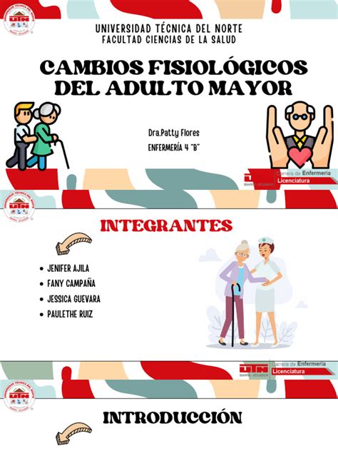 Infografía sobre los cambios fisiológicos y nutricionales en adultos mayores.