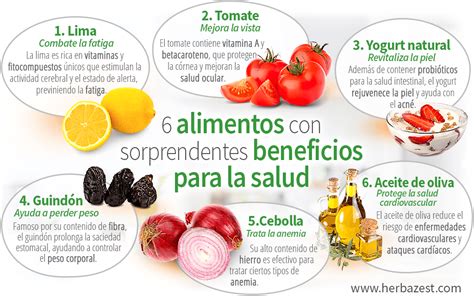 infografía de alimentos beneficiosos para la salud cerebral