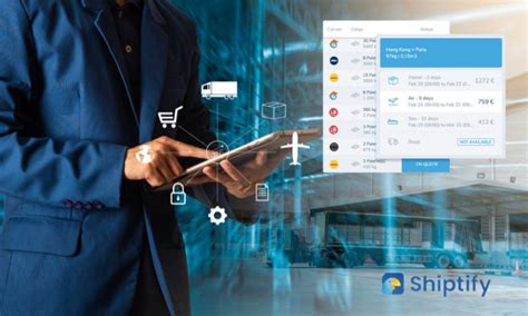 Interfaz de la plataforma Shiptify mostrando la integración de modos de transporte