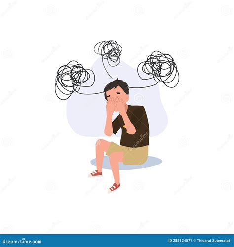 Ilustración de un niño sintiendo ansiedad frente a problemas matemáticos