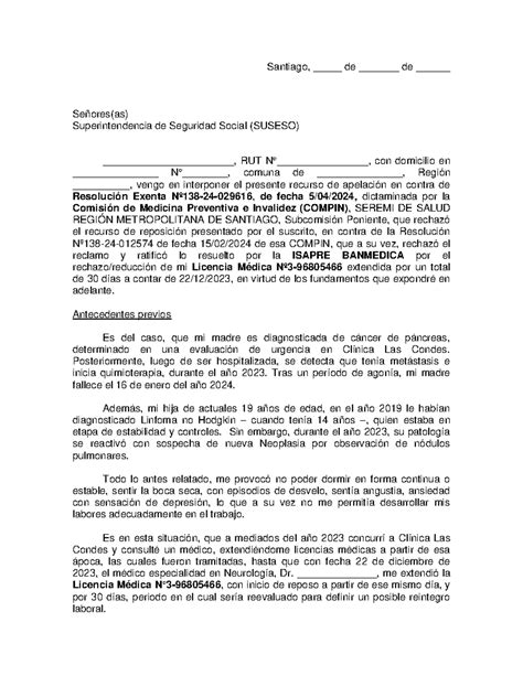 Flujo de apelación de licencia médica ante SUSESO