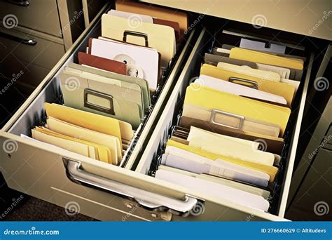 Foto de documentos organizados en carpetas y archivadores