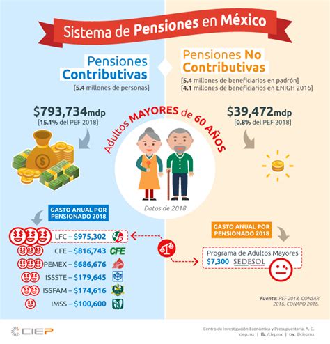 Esquema del sistema de pensiones en México