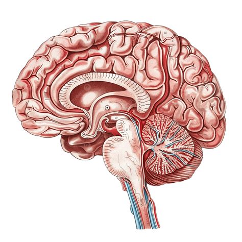 Esquema de las áreas del cerebro relacionadas con el lenguaje y la comunicación