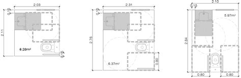 Planta de inodoro adaptado con medidas de espacio lateral y frontal