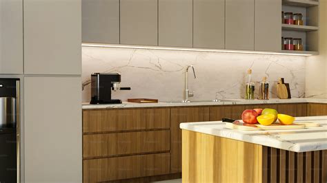 Foto de una cocina domótica con encimeras y armarios ajustables