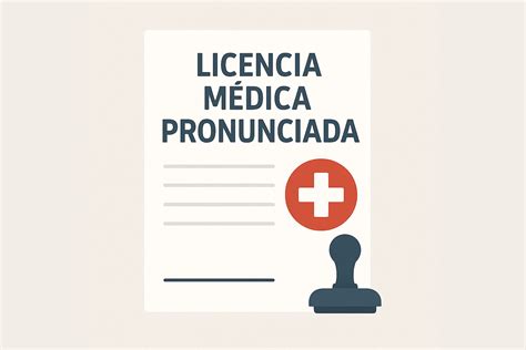 Infografía sobre los tipos de licencia médica y sus plazos
