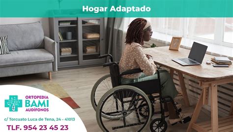 Ilustración de adaptaciones en el hogar para personas con discapacidad