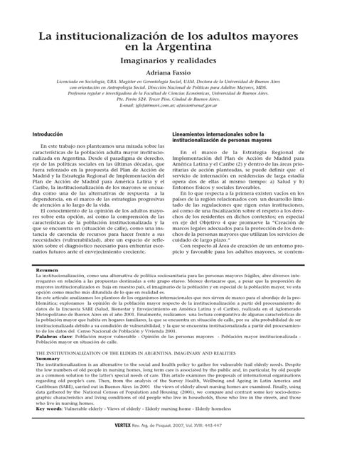 Esquema de factores que contribuyen a la institucionalización de adultos mayores