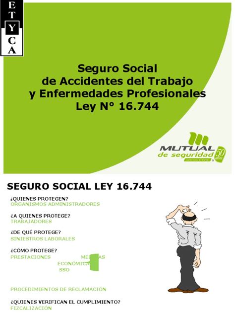 infografía sobre la Ley 16.744 y los organismos administradores