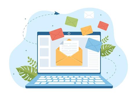 Ilustración de un sobre de correo electrónico con un documento digital adjunto