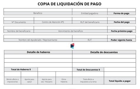 Ejemplo de liquidación de pago IPS con todos sus componentes