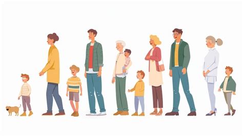 Diagrama circular ilustrando las etapas de la edad adulta según la OMS