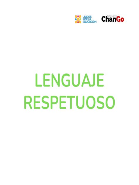 Tabla resumen con ejemplos de lenguaje respetuoso e irrespetuoso hacia las personas mayores