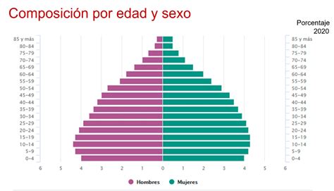 Infografía: Estructura demográfica por edad y sexo en Peñalolén (basado en censo 2002)
