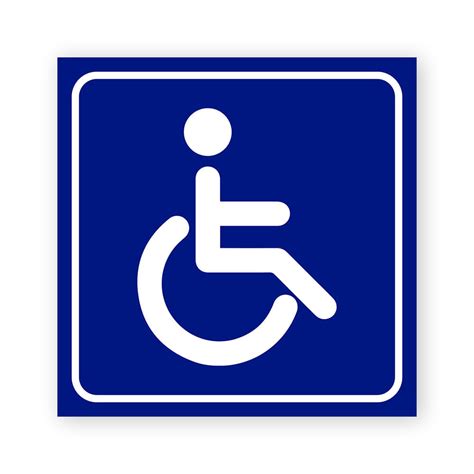 Señal de accesibilidad y una silla de ruedas en un transporte público