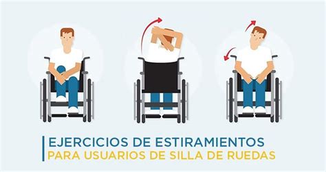 Persona mayor haciendo ejercicios suaves en una silla de ruedas