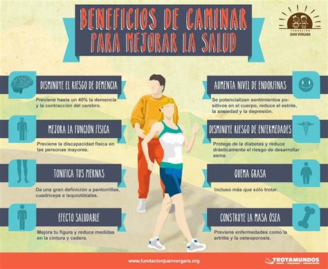 Infografía: Beneficios físicos de caminar para adultos mayores