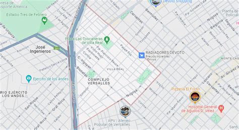 Mapa del barrio con puntos de interés marcados para personas con discapacidad