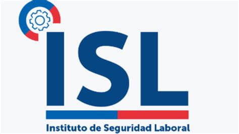 Logo del Instituto de Seguridad Laboral (ISL) con íconos de seguridad en el trabajo