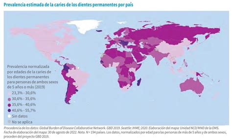 mapa de prevalencia mundial de discapacidad visual