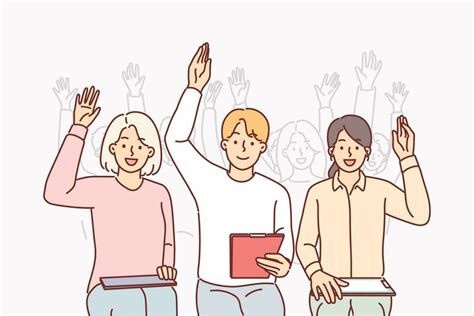 Ilustración de una persona mayor con DI participando en una reunión de toma de decisiones