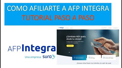 Infografía del paso a paso para afiliarse a una AFP