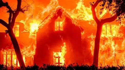 Foto de la casa incendiada de los Luchsinger-Mackay