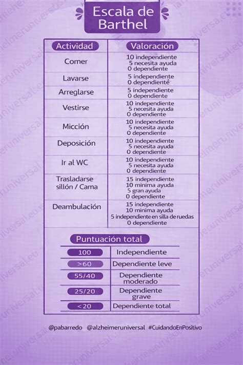 Diagrama de las adaptaciones y versiones del Índice de Barthel a lo largo del tiempo