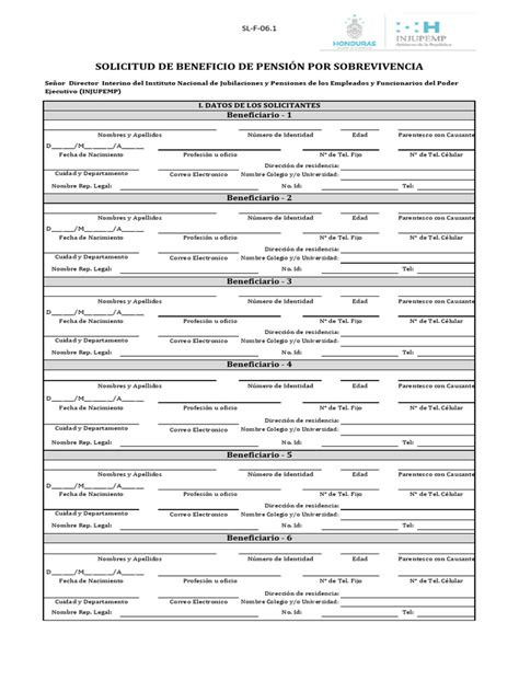 Documentos requeridos para solicitud de pensión de sobrevivencia