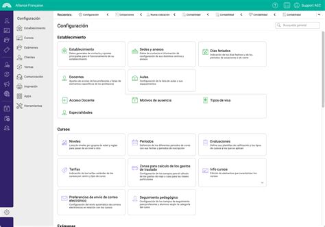 Interfaz de usuario de un software de gestión mostrando un panel de control con indicadores de salud de los residentes y agenda médica.