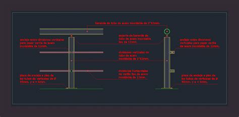 Detalle constructivo de pasamanos y señalización podotáctil en una rampa