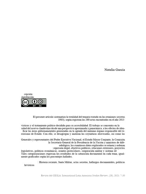 Documento histórico: Extracto de las Actas secretas de la Junta Militar
