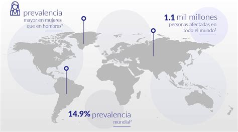 mapa global de prevalencia de migraña