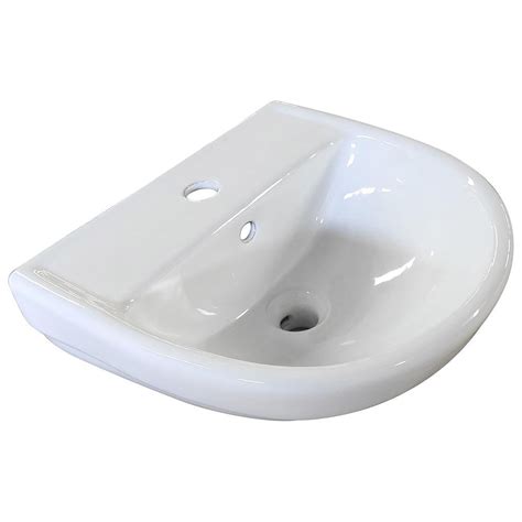 Lavamanos accesible sin pedestal y grifo de palanca