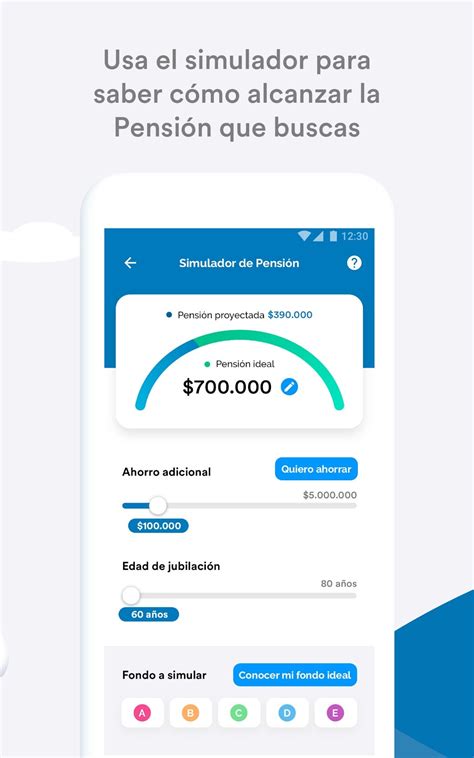 Captura de pantalla de la ProVida App mostrando opciones de gestión de ahorros