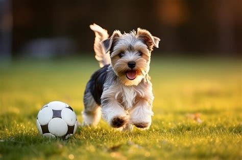 fotografía de un cuidador de perros jugando con un perro en un parque