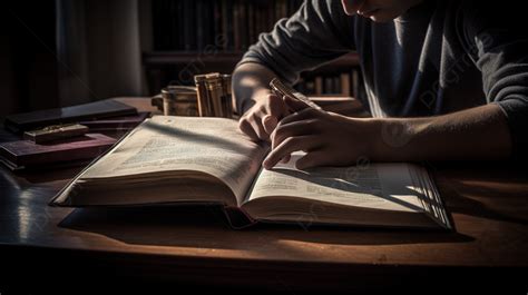 Fotografía temática de una persona escribiendo o un libro abierto en un entorno inclusivo