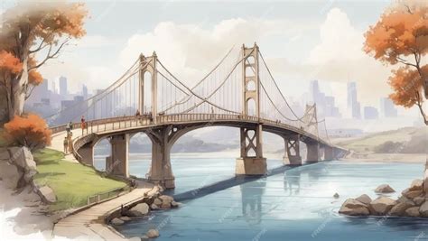 Ilustración de un puente conectando a un niño con discapacidad con otros niños y un maestro en un aula escolar, simbolizando la integración.