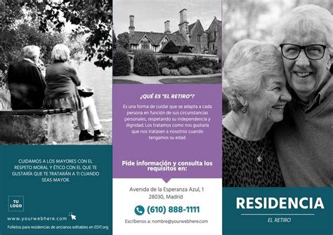 Esquema comparativo de residencias de ancianos y cuidado a domicilio