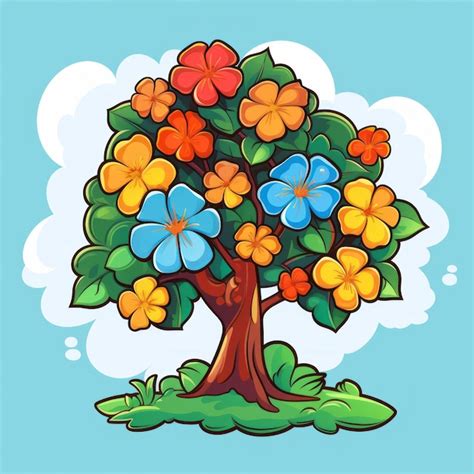Fotografía de un árbol con flores, mostrando posibles signos de daño por florivoría