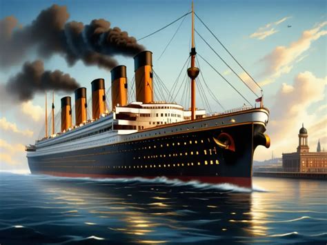 RMS Titanic navegando por el Atlántico