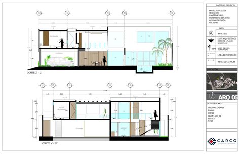 Diagrama de cortes arquitectónicos mostrando la altura de antepechos y medidas de seguridad en ventanas para niveles parvularios.