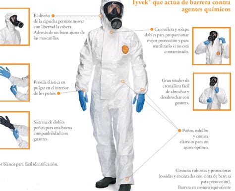 Imagen de personal de emergencia con trajes de protección química o bomberos en una escena de descontaminación.