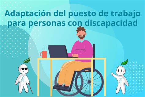Ilustración de una persona con discapacidad accediendo a un puesto de trabajo