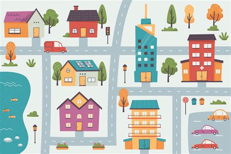 Mapa de un barrio con diferentes ubicaciones de hogares, resaltando la movilidad y los desafíos de la reubicación