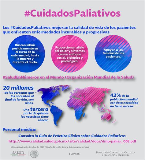 Infografía: componentes del cuidado paliativo y terminal