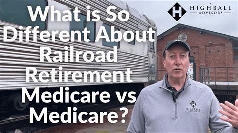 Infografía comparativa: diferencias entre Medicare estándar y Railroad Medicare