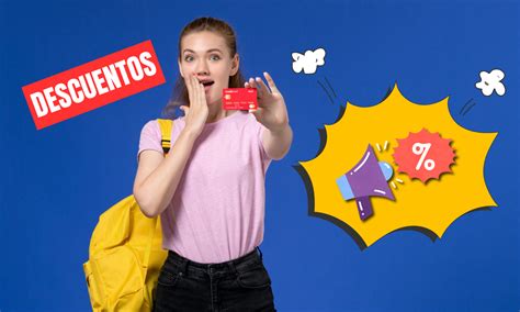 Infografía sobre la red de convenios y descuentos para estudiantes